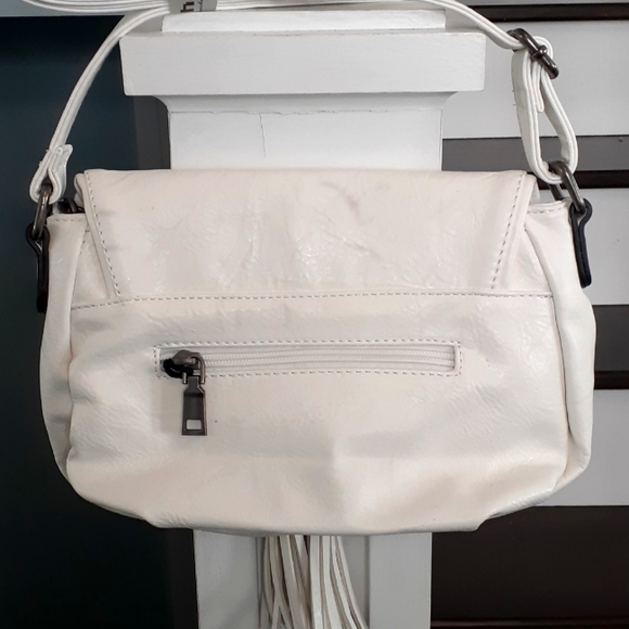 Vintage Phil M Package White Crossbody Bag ❤️ - Picture 3 of 9